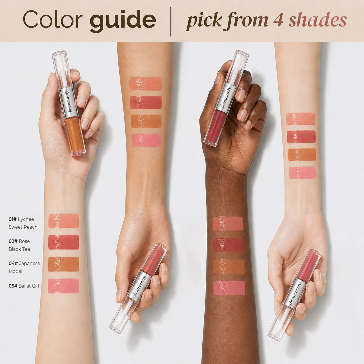 Dual-ended liquid lipstick
