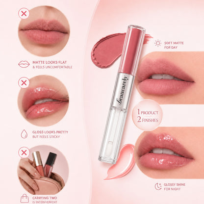 Dual-ended liquid lipstick