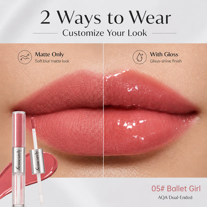 Dual-ended liquid lipstick
