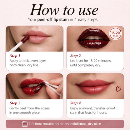 Last Day Buy 1 Get 1 Free  Peel-Off Ink Lip Stain🔥🔥🔥