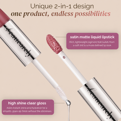 Dual-ended liquid lipstick