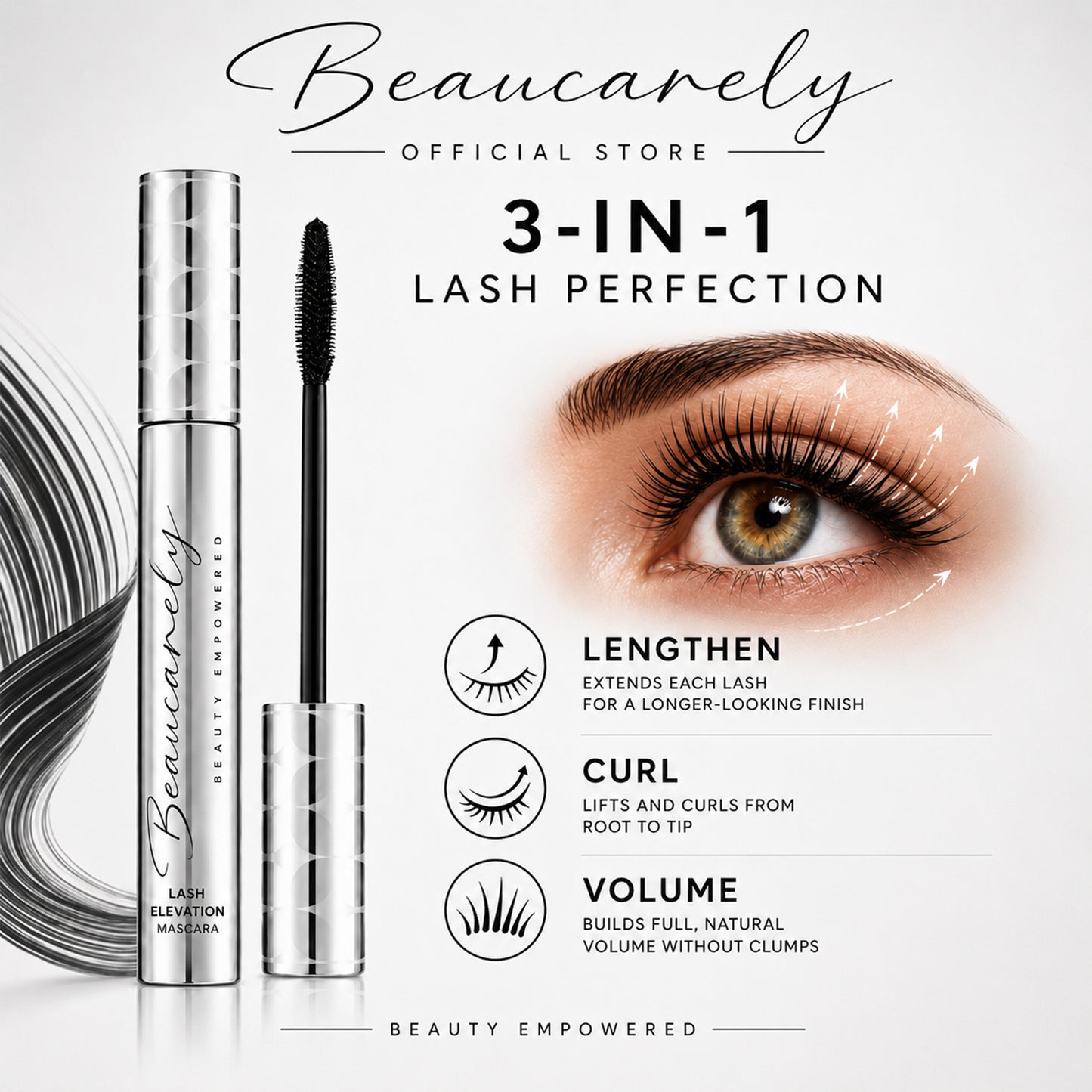 Beaucarely™ Extensionist Mascara: The Ultimate Lash Lift for Infinite Length & All-Day Curl