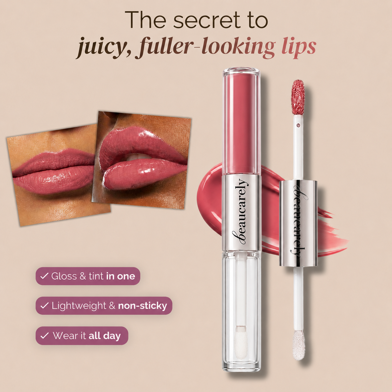 Dual-ended liquid lipstick